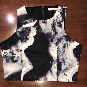 LF silk crop top
